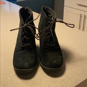 Black Timberland Booties